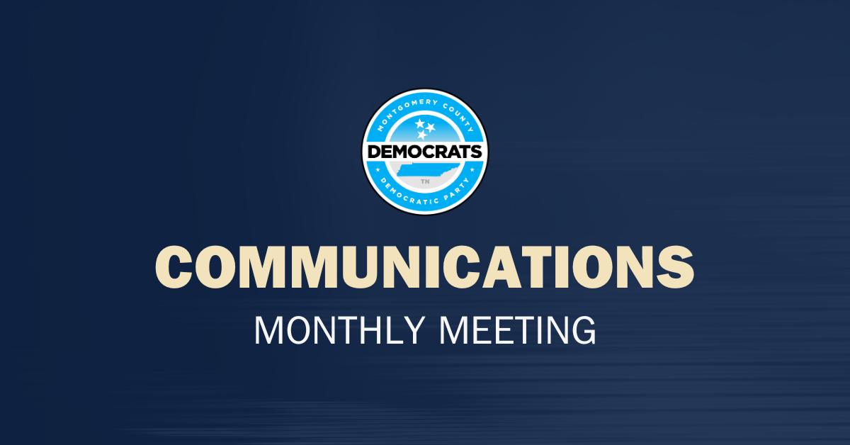 Communications Monthly Meeting